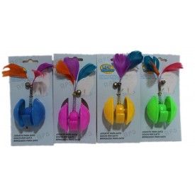 Rueda-con-Pluma-y-Cascabel-para-Gato