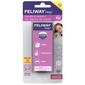Feliway Help Gato Pack 3 Recambios - 1
