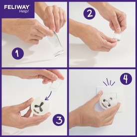 Feliway Help Gato Pack 3 Recambios - 2